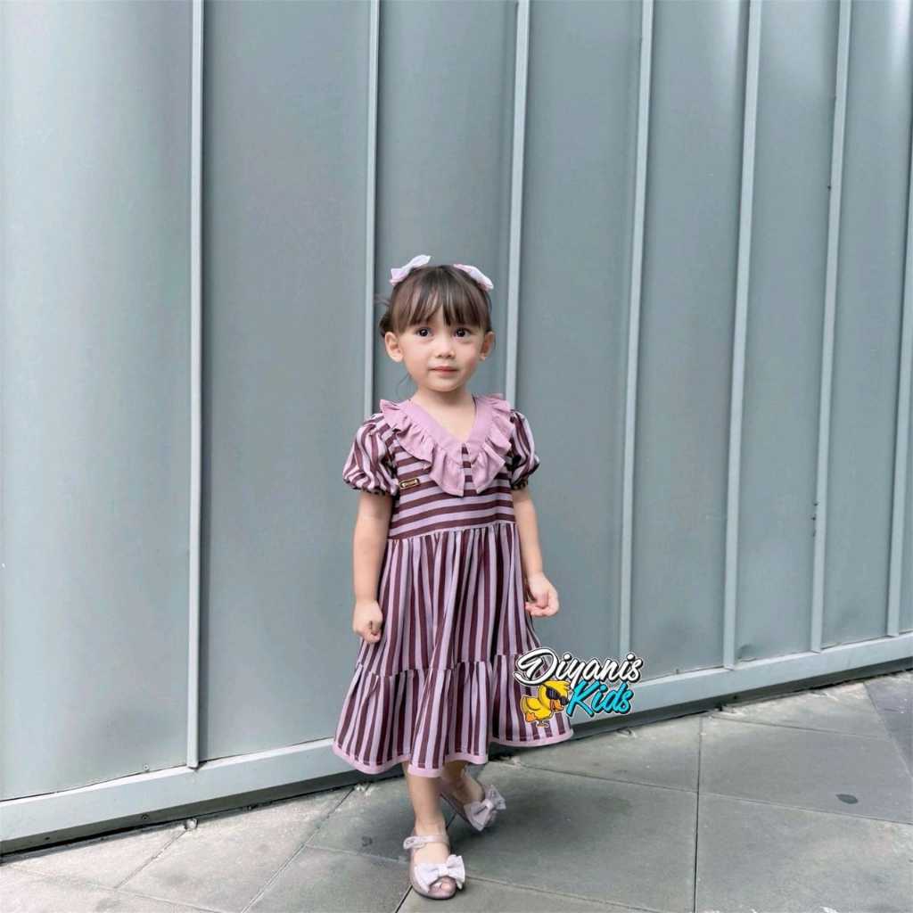LARITA DRESS-Dress anak bahan rayon premium untuk anak usia 0-8 tahun