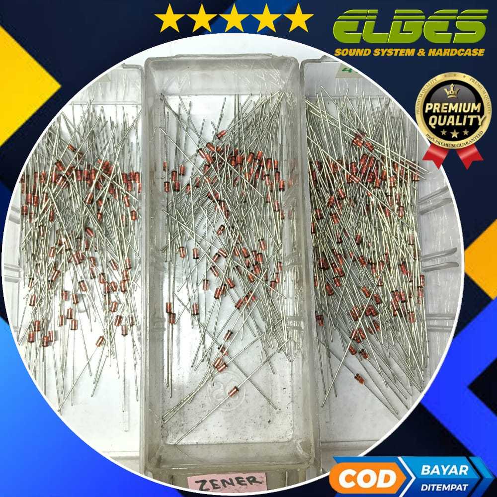 dioda zener 1amper berbagai nilai ZENER 4148 / ZENER 12V / ZENER 18V / ZENER 24V / ZENER 3.3V/ ZENER