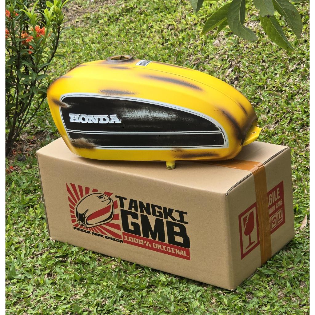 Tangki CB 125 japan kuning bladus
