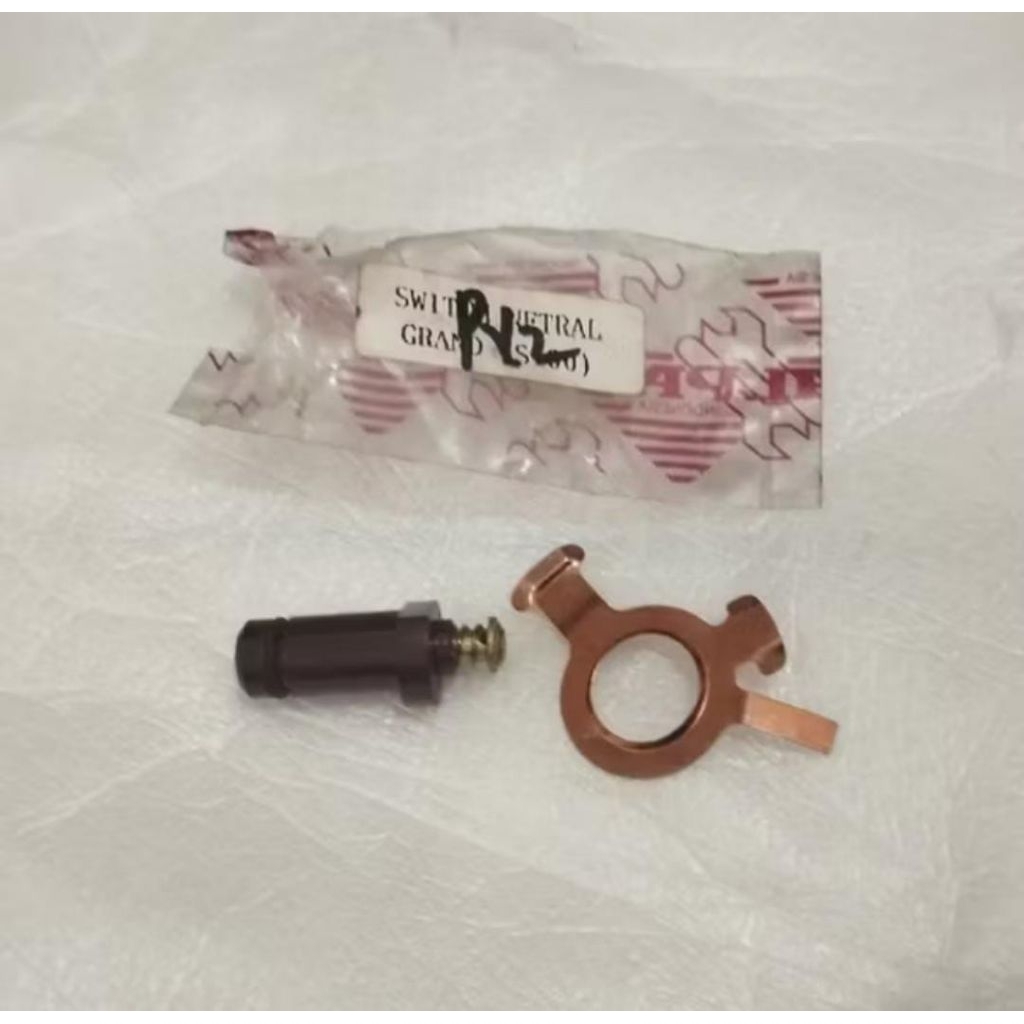 PLAT KUNINGAN SWITCH INDIKATOR NETRAL HONDA ASTREA GRAND BULUS SABIT LEGENDA PRIMA IMPRESSA ASDAP ST