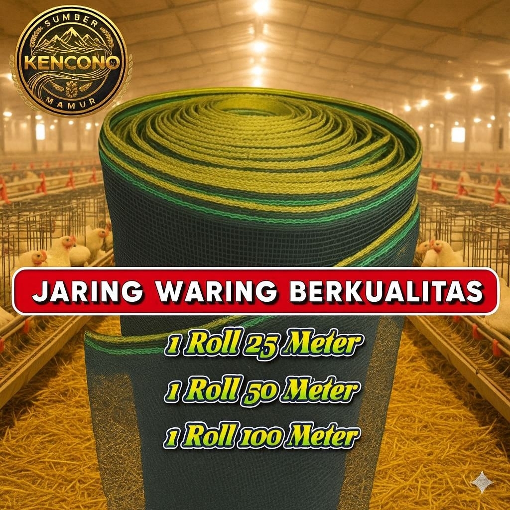 SUMBER KENCONO MAKMUR - Waring 1 Roll 100 Meter| Waring 1 Roll 50 Meter|Waring 1 Roll 25 Meter |Jari