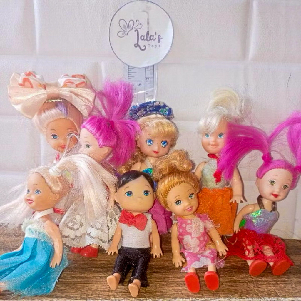 [Bukan Baru] Mainan Seri Karakter Boneka Adik Barbie Lucu Bukan Original KELLY & KELSEN // BJD // DO