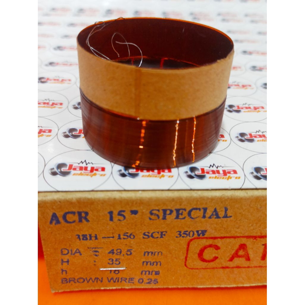 Spul spol spool speaker 15 inch 15inch ACR special 37H 156SCF Capton  voice 49.5mm