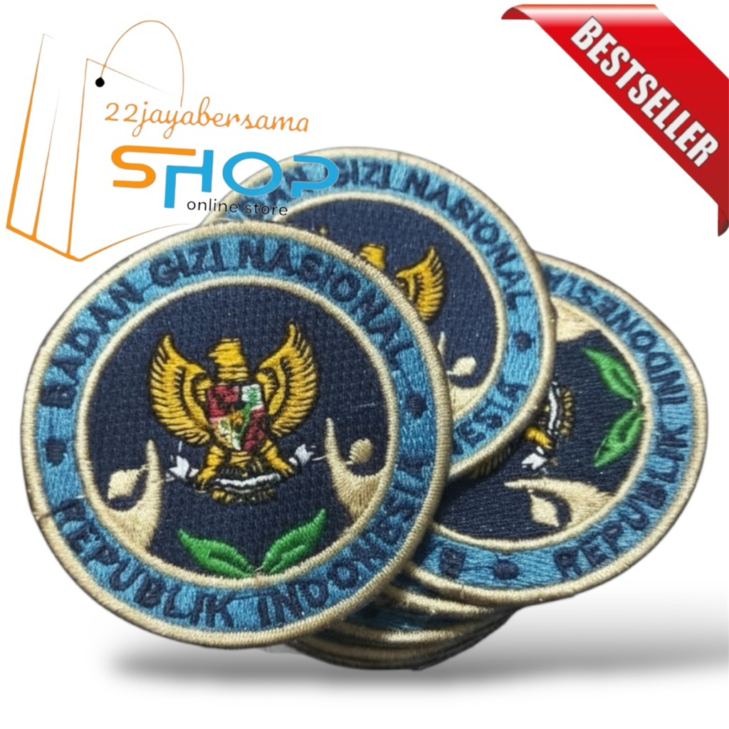 Logo SPPG•logo bordir SPPG•emblem SPPG•emblem bordir SPPG•Logo BGN•Emblem BGN full bordir