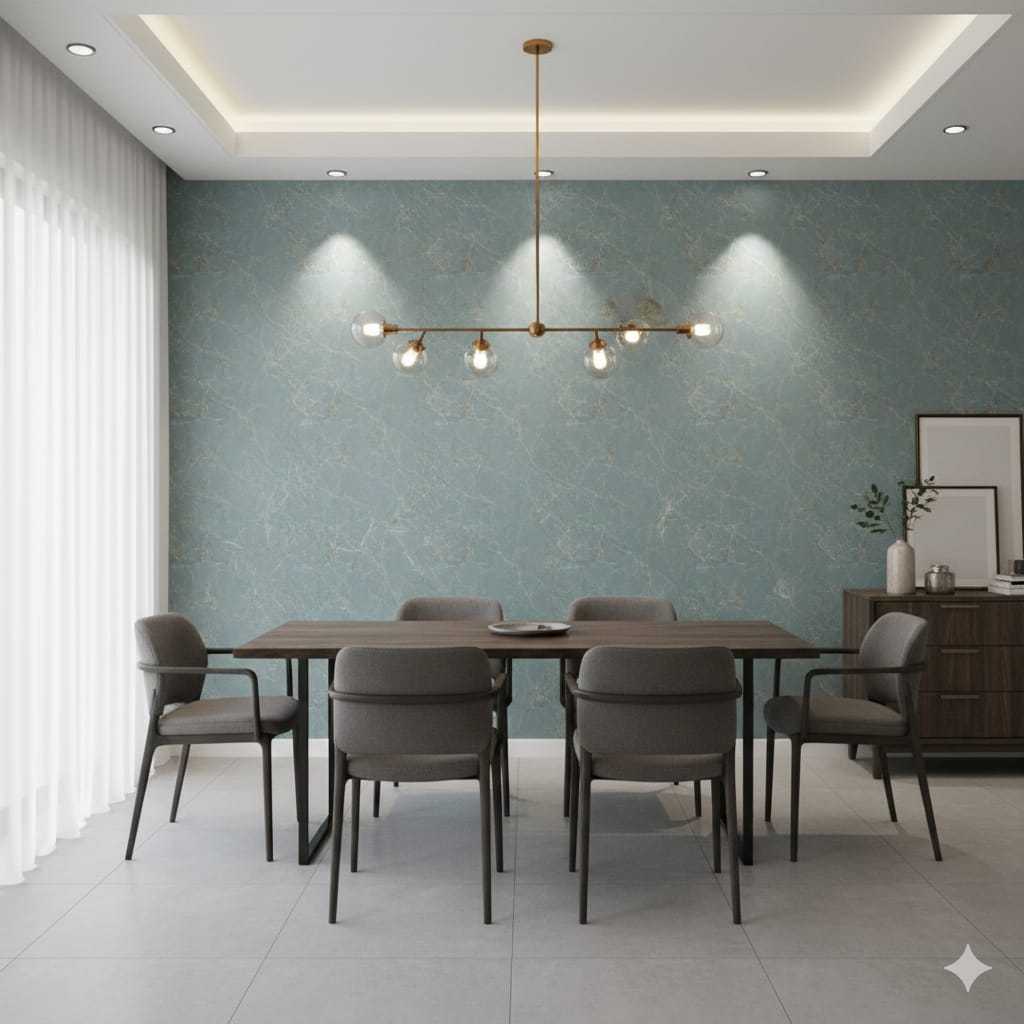 Marmer Biru 1 Kg 2 Roll wallpaper dinding sticker ukuran 10 meter x 45 cm