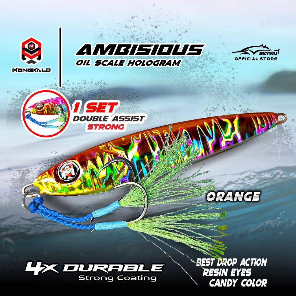 Mongkalo Ambisious Minyak noGID noMotif Candy 40 Orange