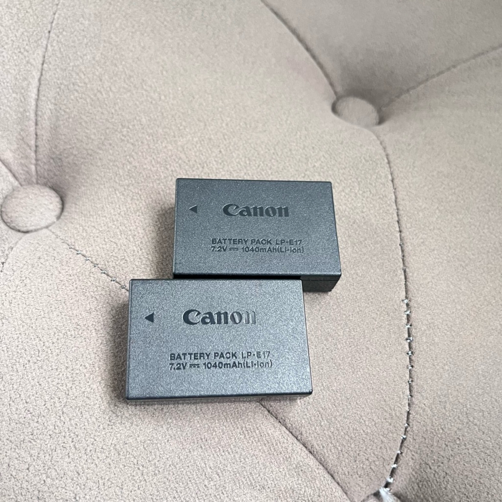 BATTERY ORIGINAL CANON LP-E17 SECOND NO MINUS