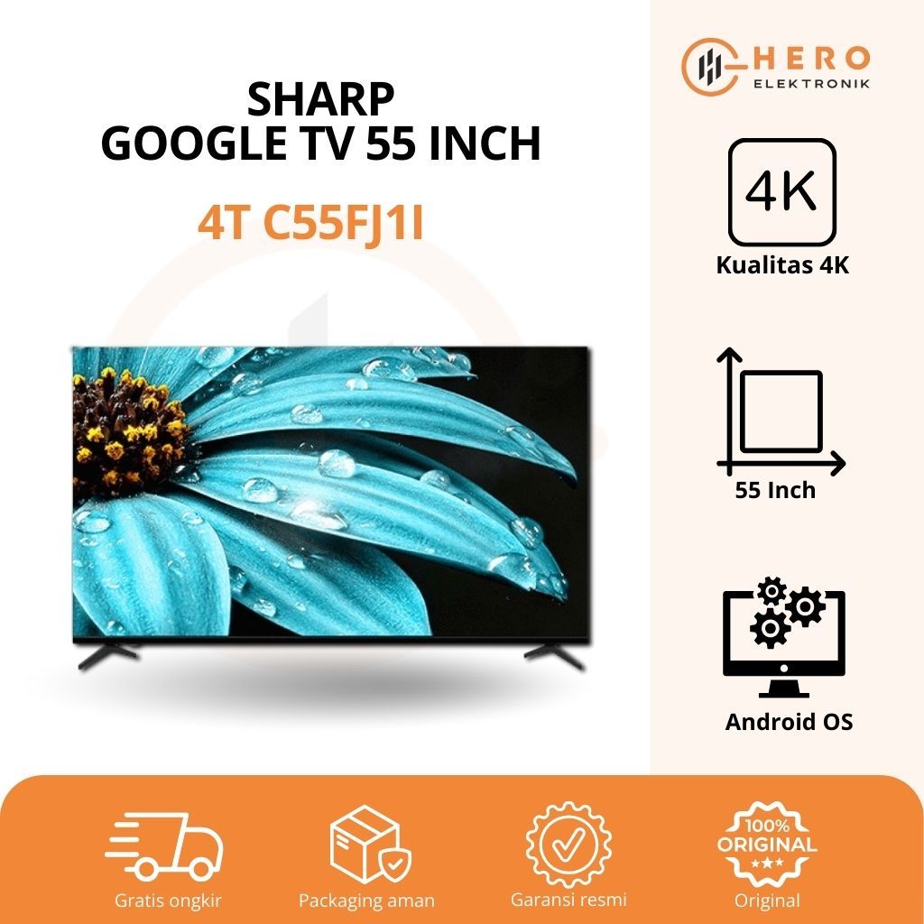TV Sharp Google TV 55 Inch 4T C55FJ1I