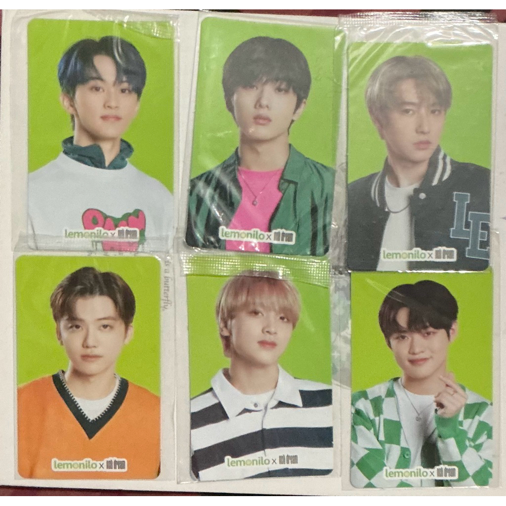 photocard nct x lemonilo