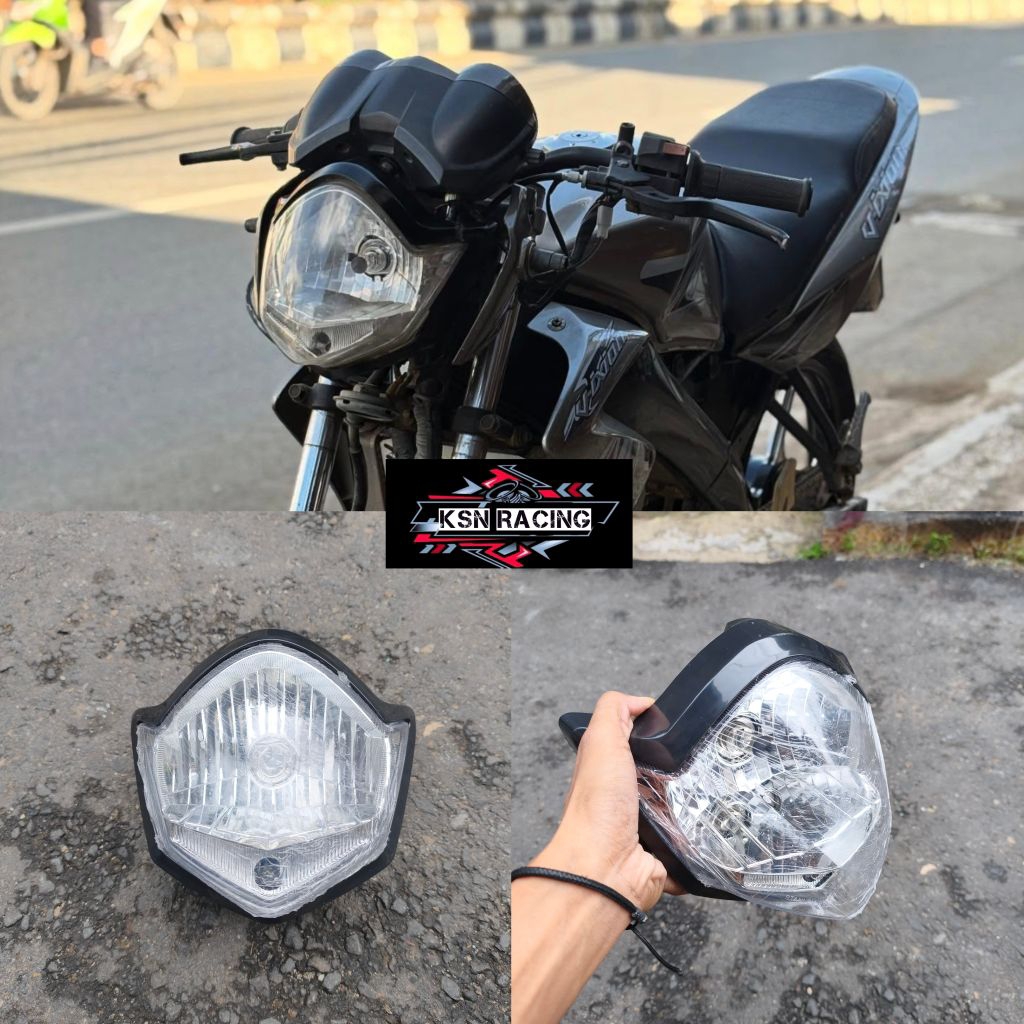 Reflektor Vixion old lampu depan Vixion old model oval