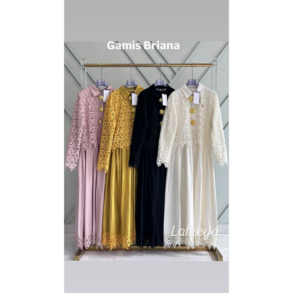 Cleome Lafreya Gamis Briana Georgia II Fashion Muslim Wanita LFY