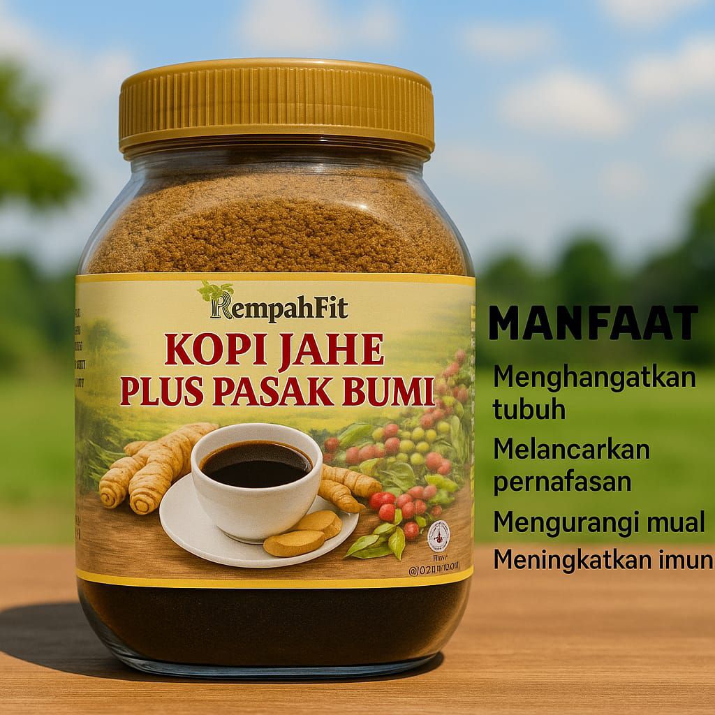 Kopi Jahe Pasak Bumi RempahFit 330gr – Teman Hangat di Segala Cuaca