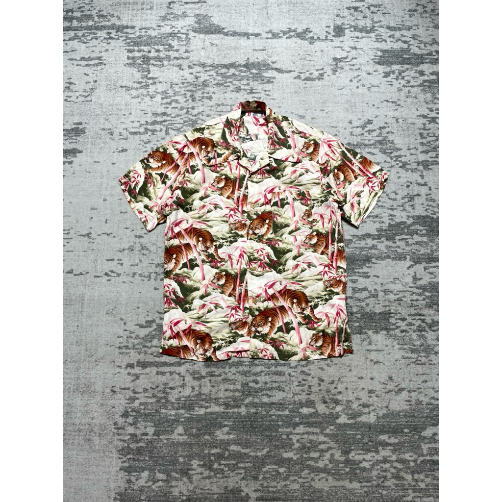 Lost boys hawaiian tigers bambo rayon shirt