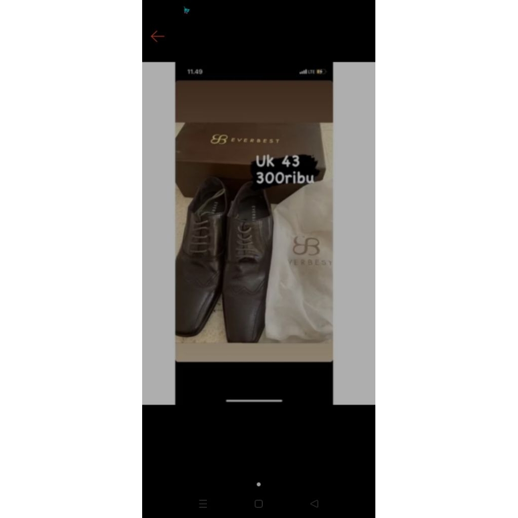 Sepatu Everbest PL | Preloved | second evb