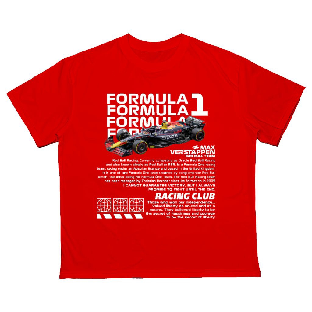 T-shirt Oversize F1 Max  Redbull