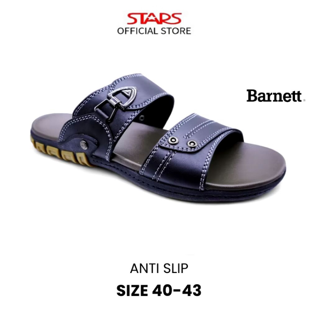 Barnet Sandal Pria dewasa / Remaja Laki-laki Reno 27 black