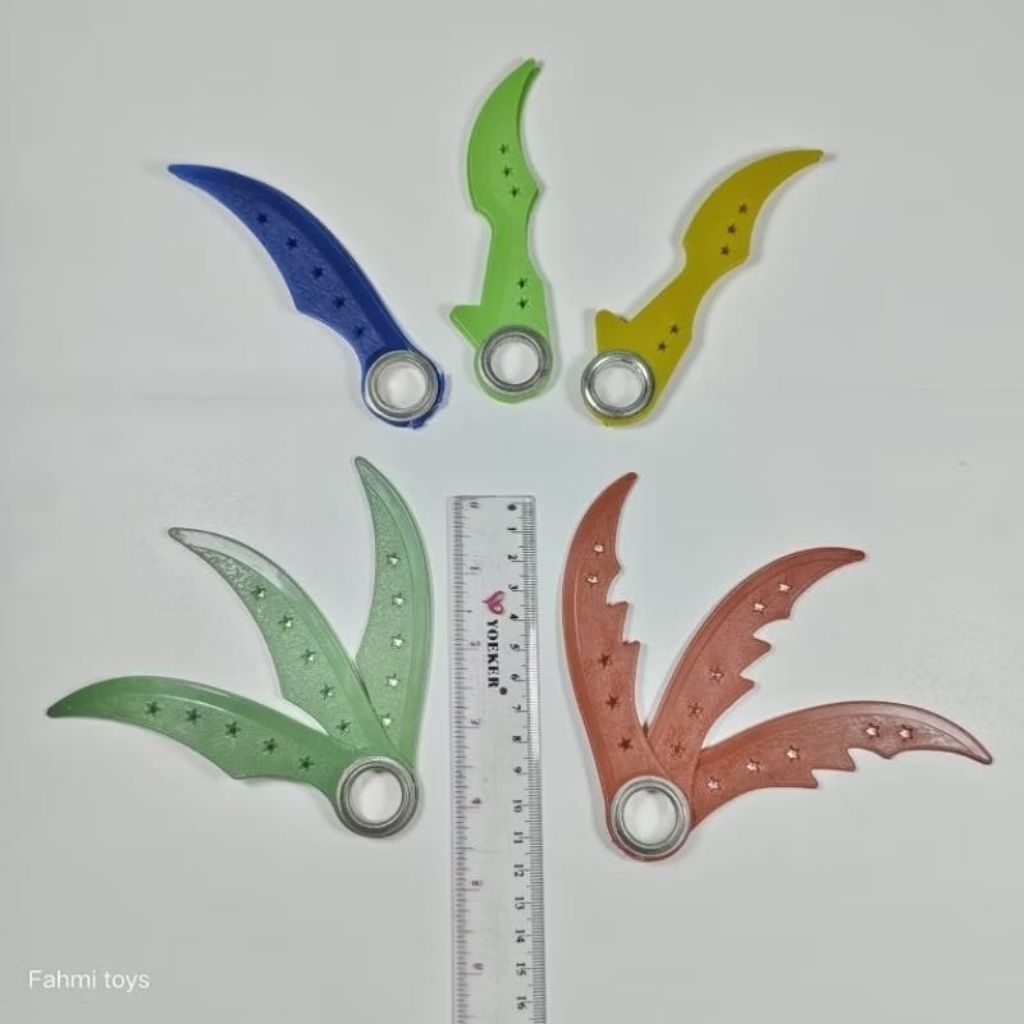 20 pcs MAINAN SENJATA NARUTO 3 FLY mainan senjata rotari