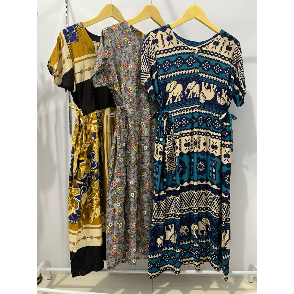 GAJAH PUTIH Daster Busui Viral Tali Samping LD 105