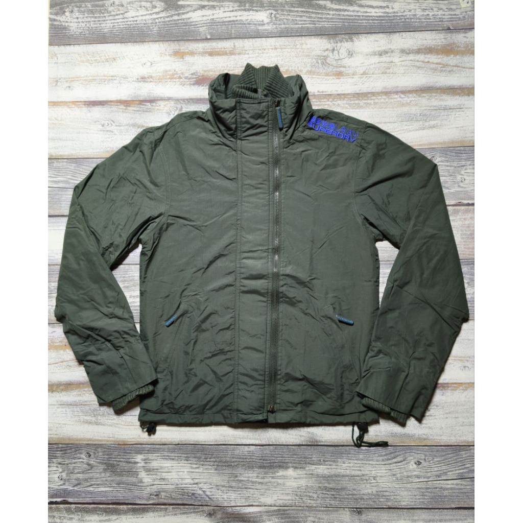 Jaket Superdry Outdoor Outwear Full Zipper Bigtag Jacket Luxury Windbreaker Hiking Hangout Motoran U