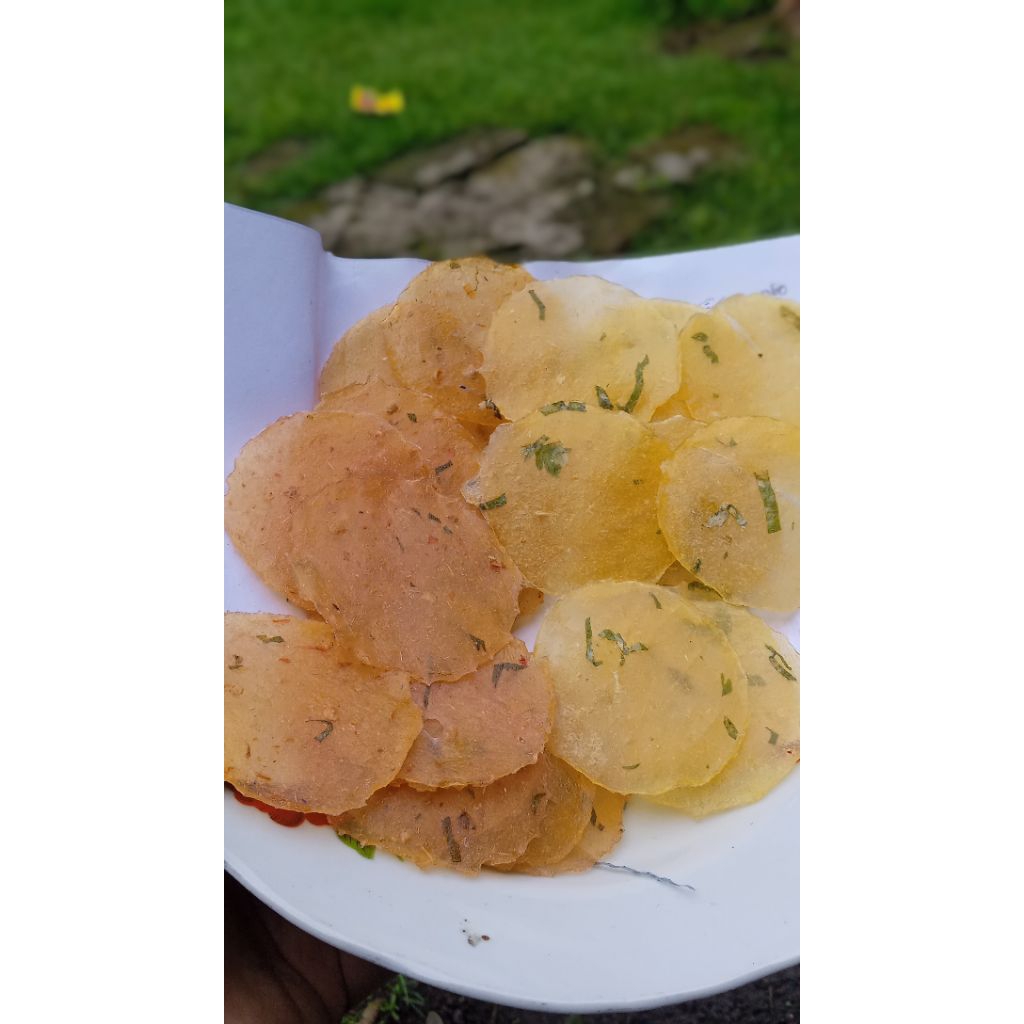 Krupuk Sermier||Krupuk Singkong||Krupuk Mentah||Krecek Sermier Mentah KEMASAN BANDLING 1KG