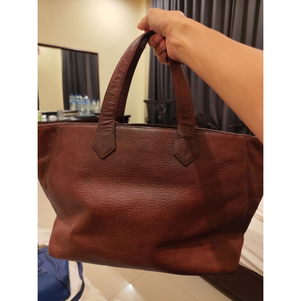 tas kulit couronne bag