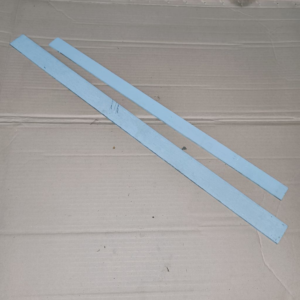 Baja DC53 EQ A88 Uk. 3 x 30 x 605 mm SUDAH SEPUH ±60 HRC | Bahan Pisau Premium