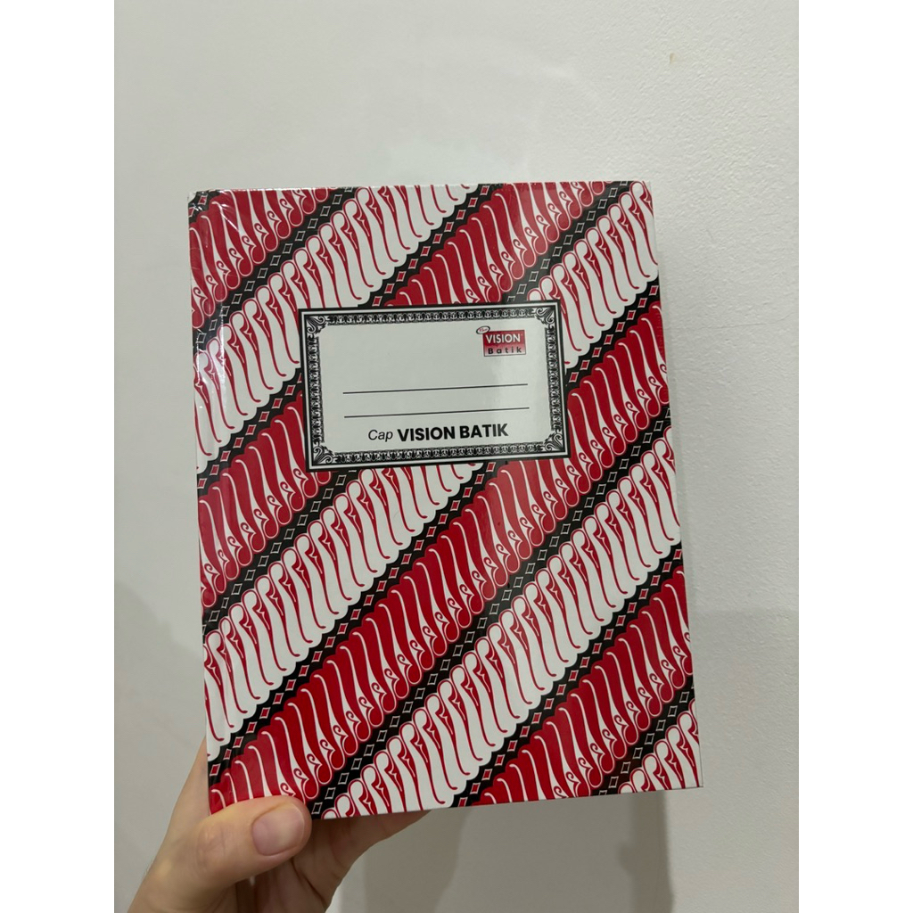 Buku Batik Kwarto Vision 100 Lembar / Buku Tulis Kwarto 100 Lbr