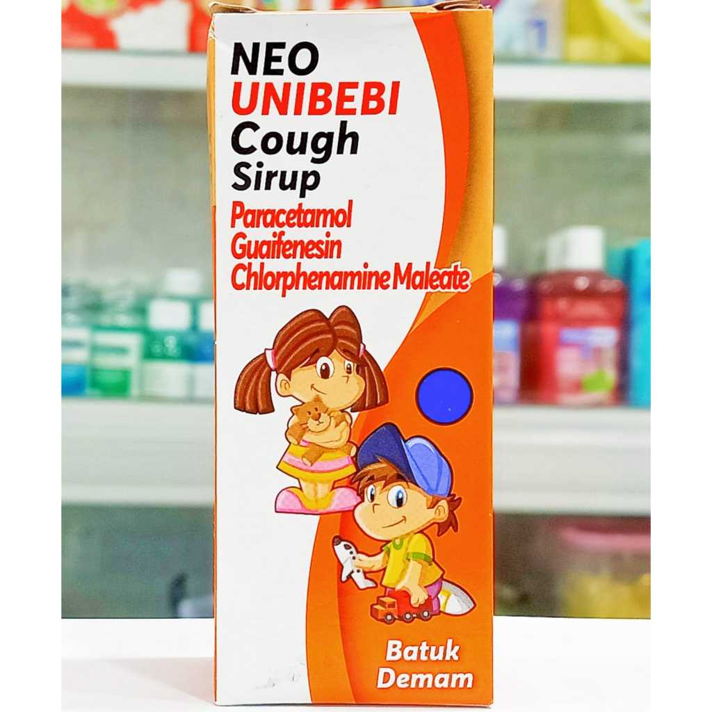 NEO UNIBEBI (COUGH SIRUP 60ML) - MEREDAKAN DEMAM, BATUK DAN DEMAM UNTUK ANAK