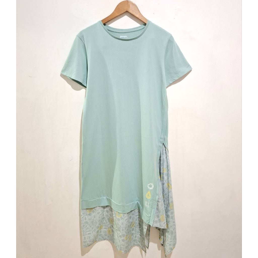 Dress GRANIPH Cotton Pastel Green