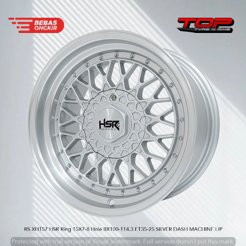 velg celong lebar 7/8 inch model bbs r15 untuk avanza xenia brio agya hsr rs ring 15 original