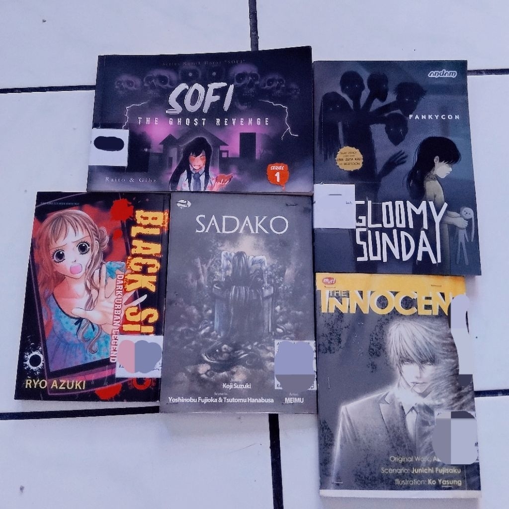 Komik Preloved Gloomy Sunday, Sadako, SOFI Ghost Revenge, The Innocent