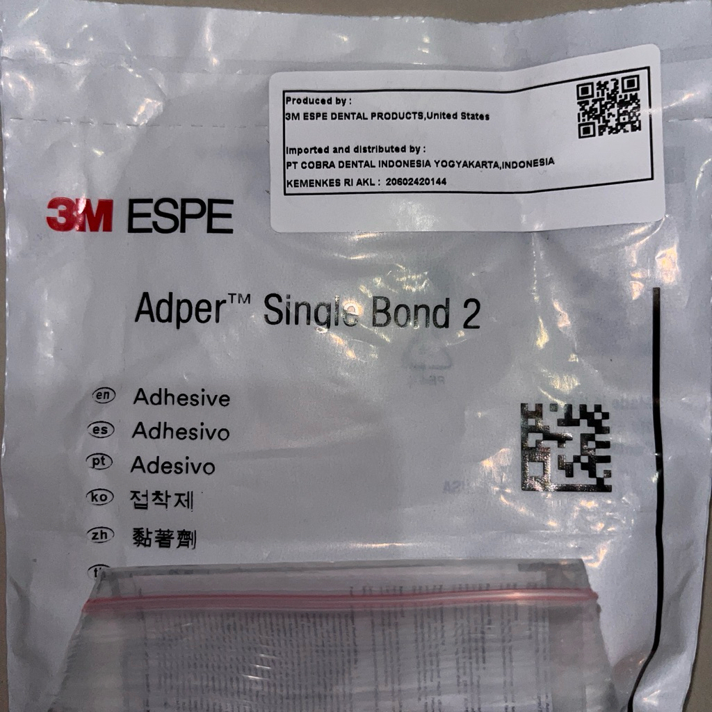 Bonding Adhesive Adper Single Bond 2 3M Espe || Lem Tambalan Gigi
