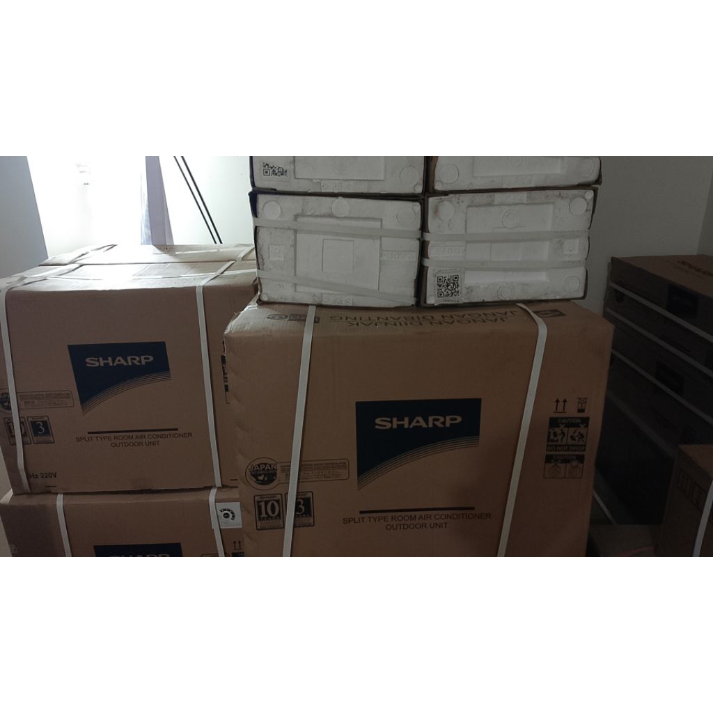 AC SHARP 1 PK INVENTER AHX10BEY + PASANG