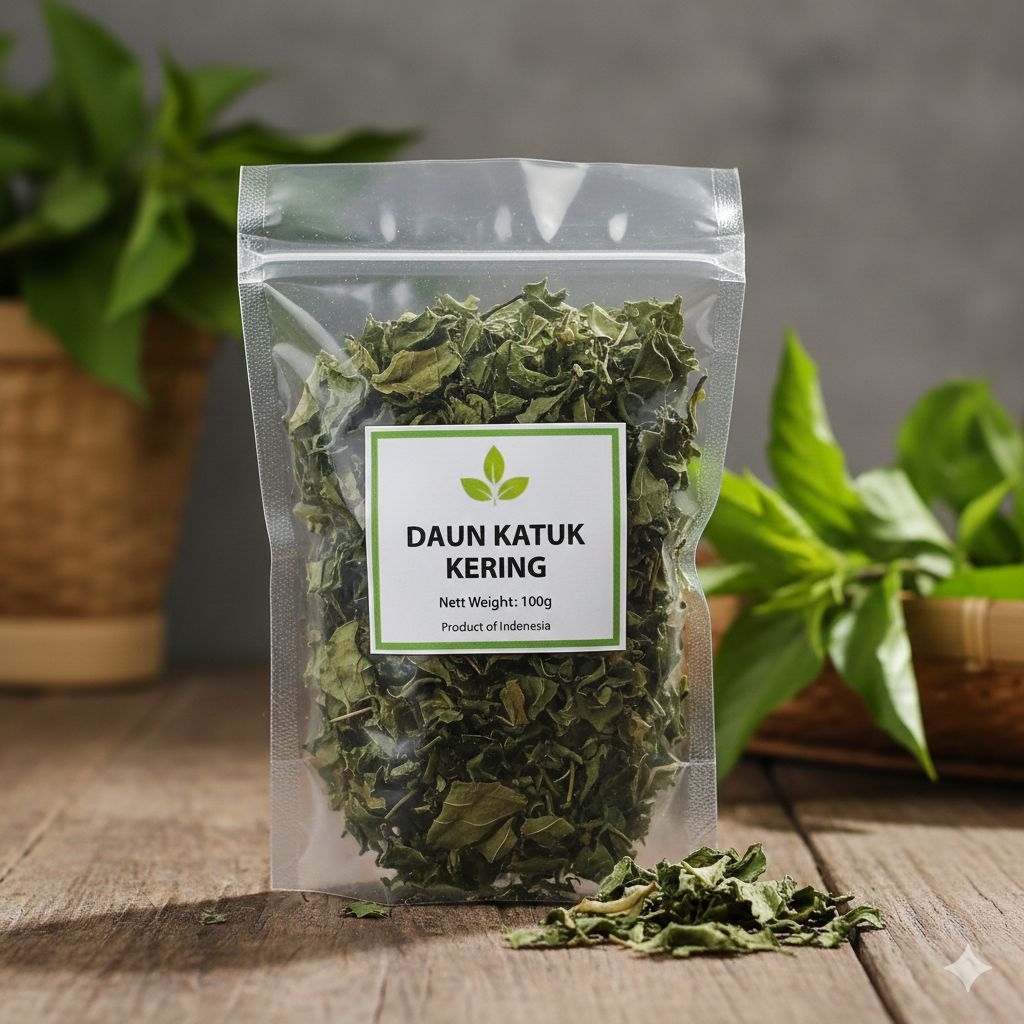 Daun katuk kering organik 100g
