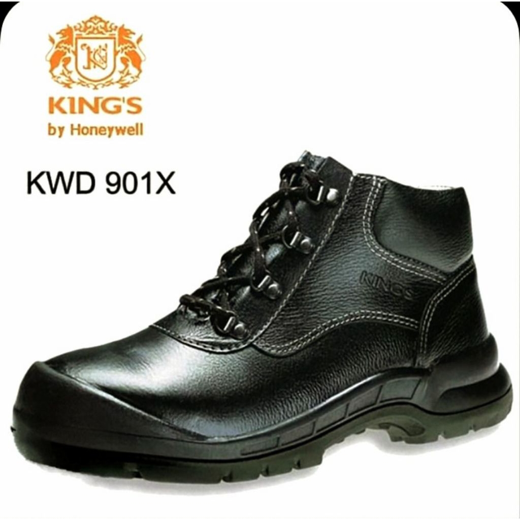 SEPATU SAFETY KING'S  KWS 901- X-SEPATU SAFETY SHOES kESELAMATAN KERJA PROYEK DAN PERTAMBANGAN DIJAM