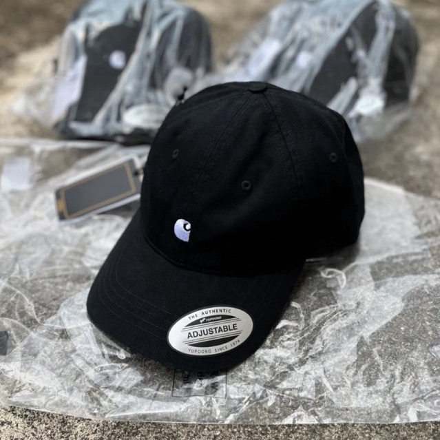 Carhartt Madison Logo Black Cap Original Resmi