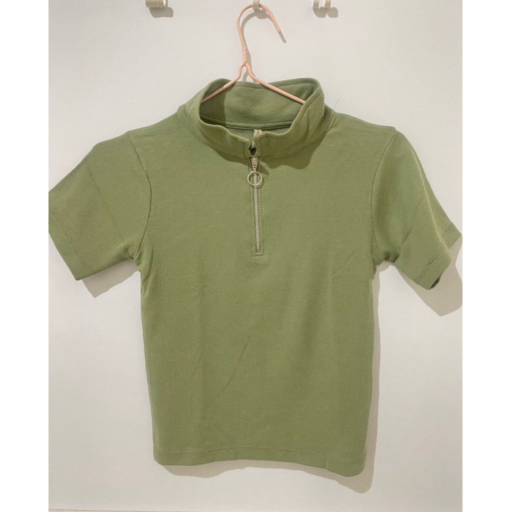 Aerostreet Knit Rib Polo Half Zipper