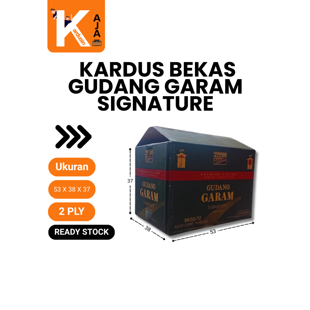 Kardus Bekas Gudang Garam Signature Serbaguna untuk Packing Pengiriman Barang - Kardusin Aja Bandung