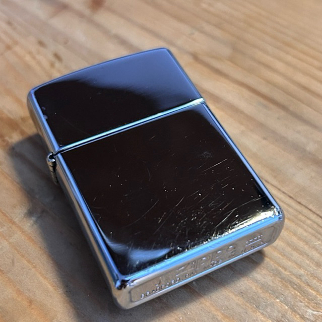 Zippo High Polish Chrome – Original USA – Tahun 1998 (Kode: J • XIII)