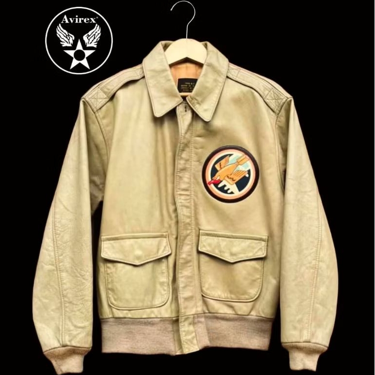 Avirex Ltd A-2 USAAF Horsehide Flight Jacket X Jaket Kulit Schott Aero Vanson Leathers Buzz Ricksons