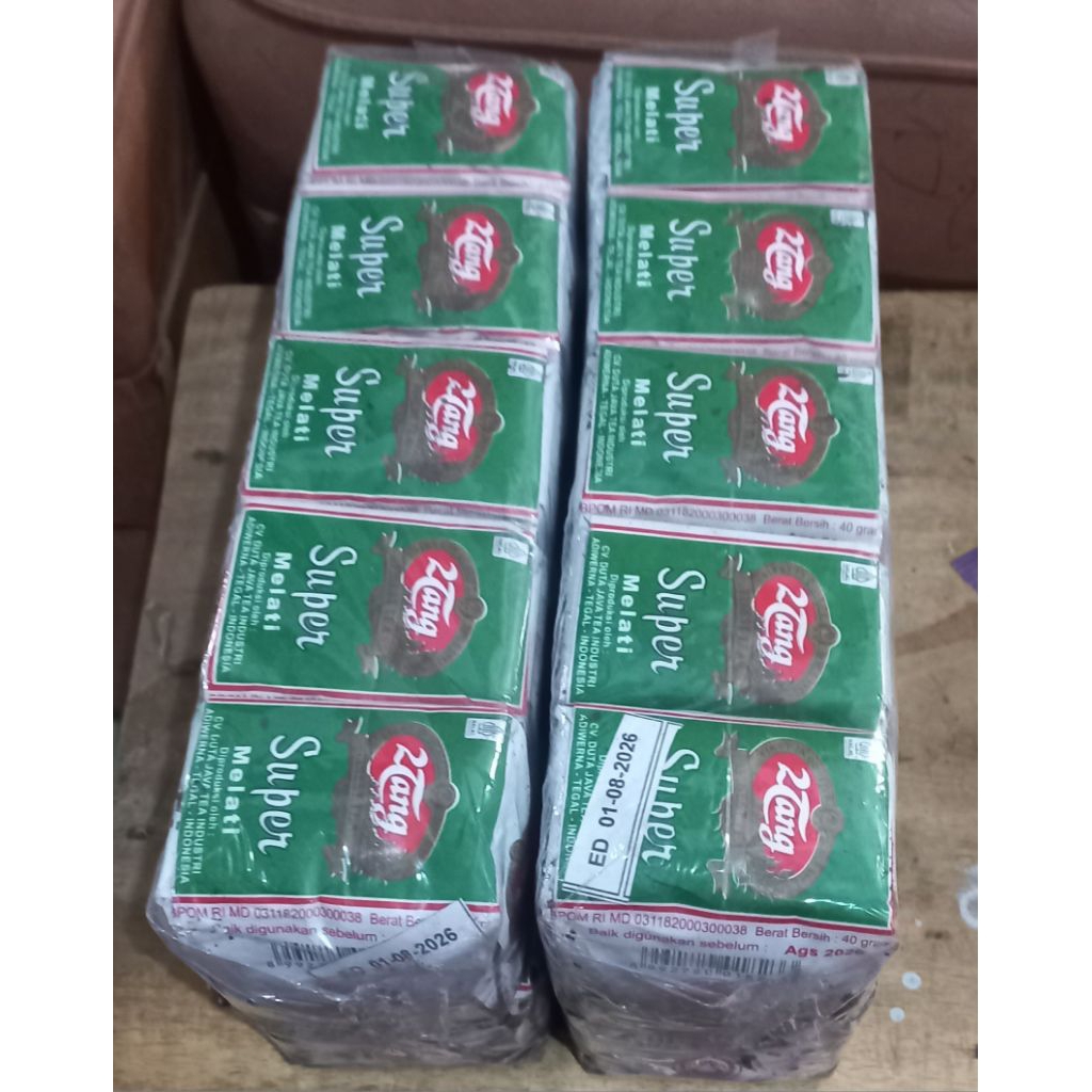 1 pack teh 2 tang hijau