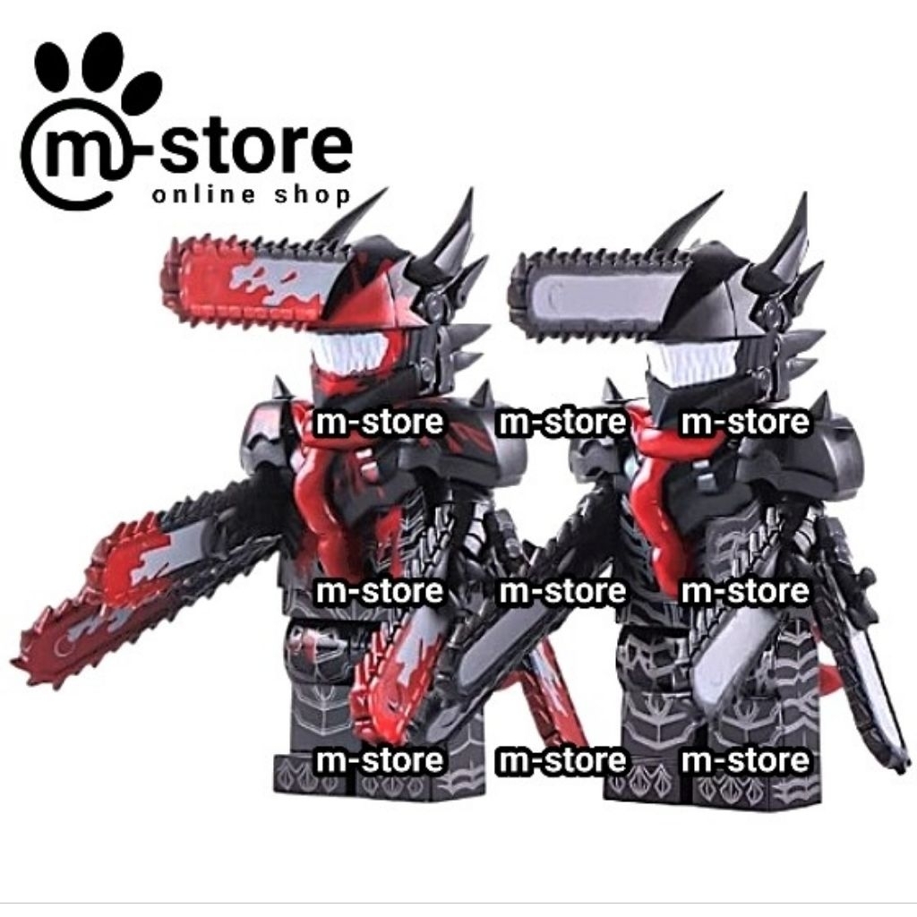 mainan kreatif edukatif chainsaw man chainsaw demon