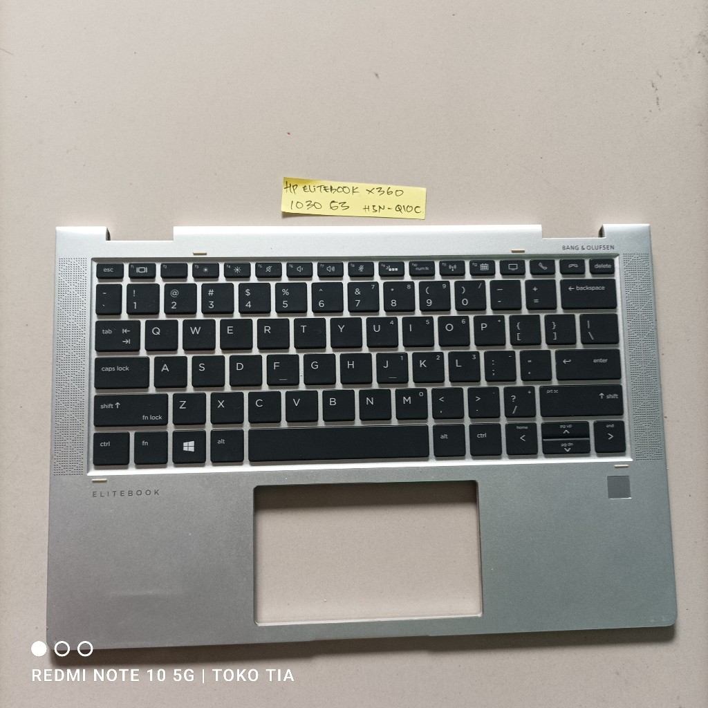 Palmrest dan Keyboard Hp Elitebook X360 1030 G3 original