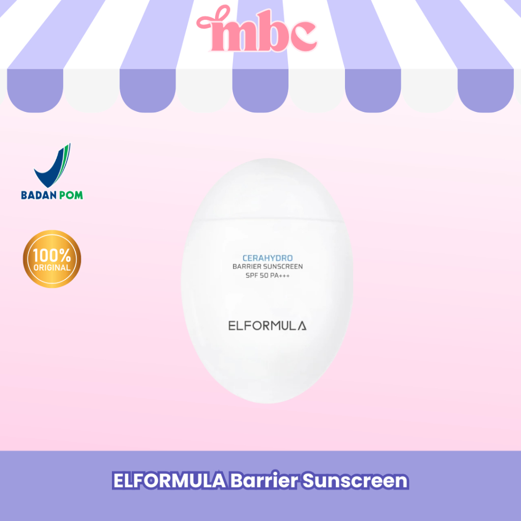 MBC Official - ELFORMULA Intensive CeraHydro Barrier Repair Sunscreen SPF 50 PA+++ Sunscreen Wajah
