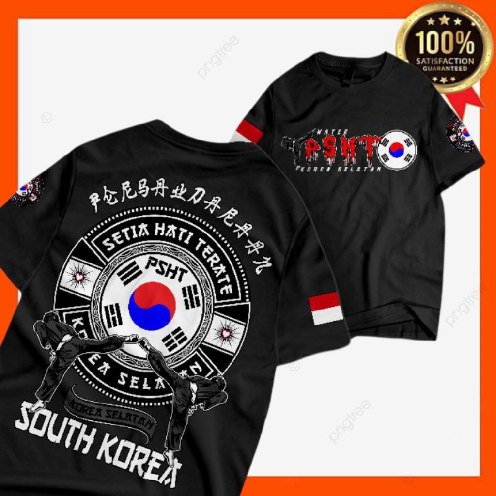 Kaos PSHT Korea Distro Premium Katun