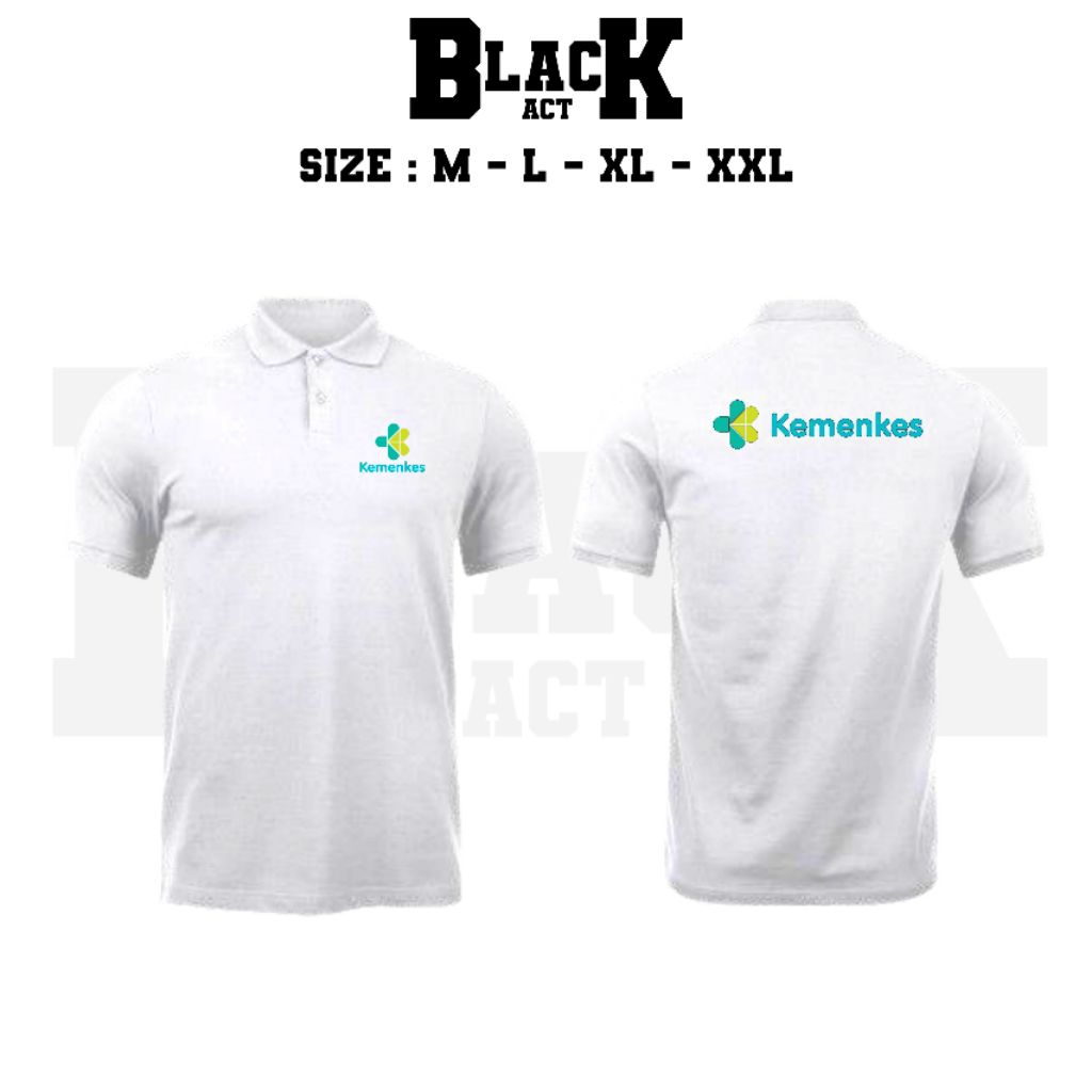 KAOS KERAH KEMENKES // BAJU KERAH KEMENKES