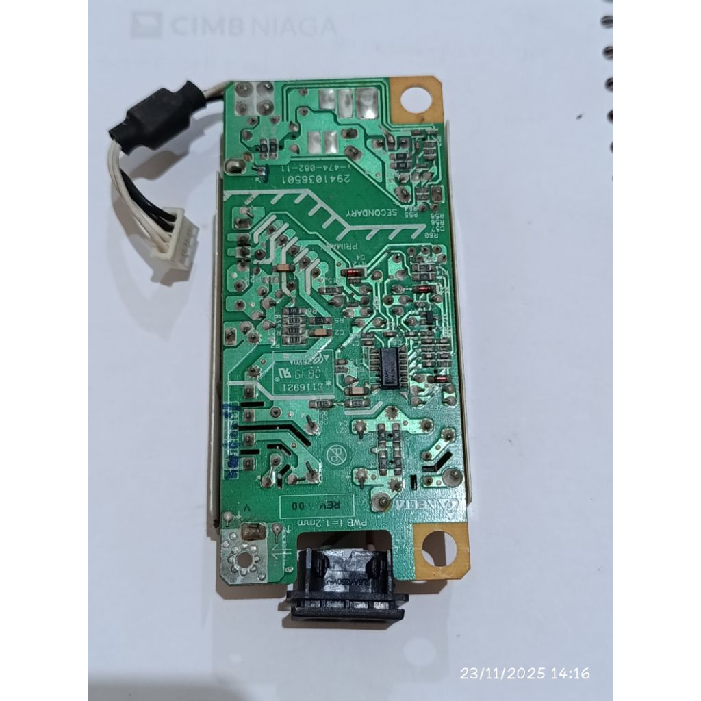 power supply PS2 slim seri 9 original cabutan mesin