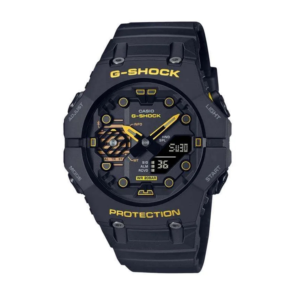 Galery Jam Tangan G-Shock GA-B001CY-1ADR Dual Time Rubber Strap