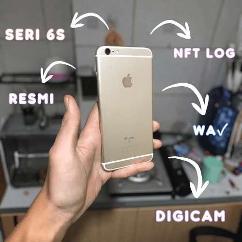 Iphone 6S Second RESMI Fullset Garansi LOG NFT Noxell Avenue
