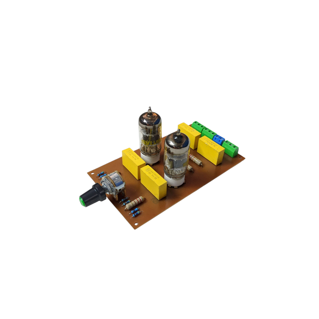 Kit preamp tabung stereo amplifier line stage tube 6GH8